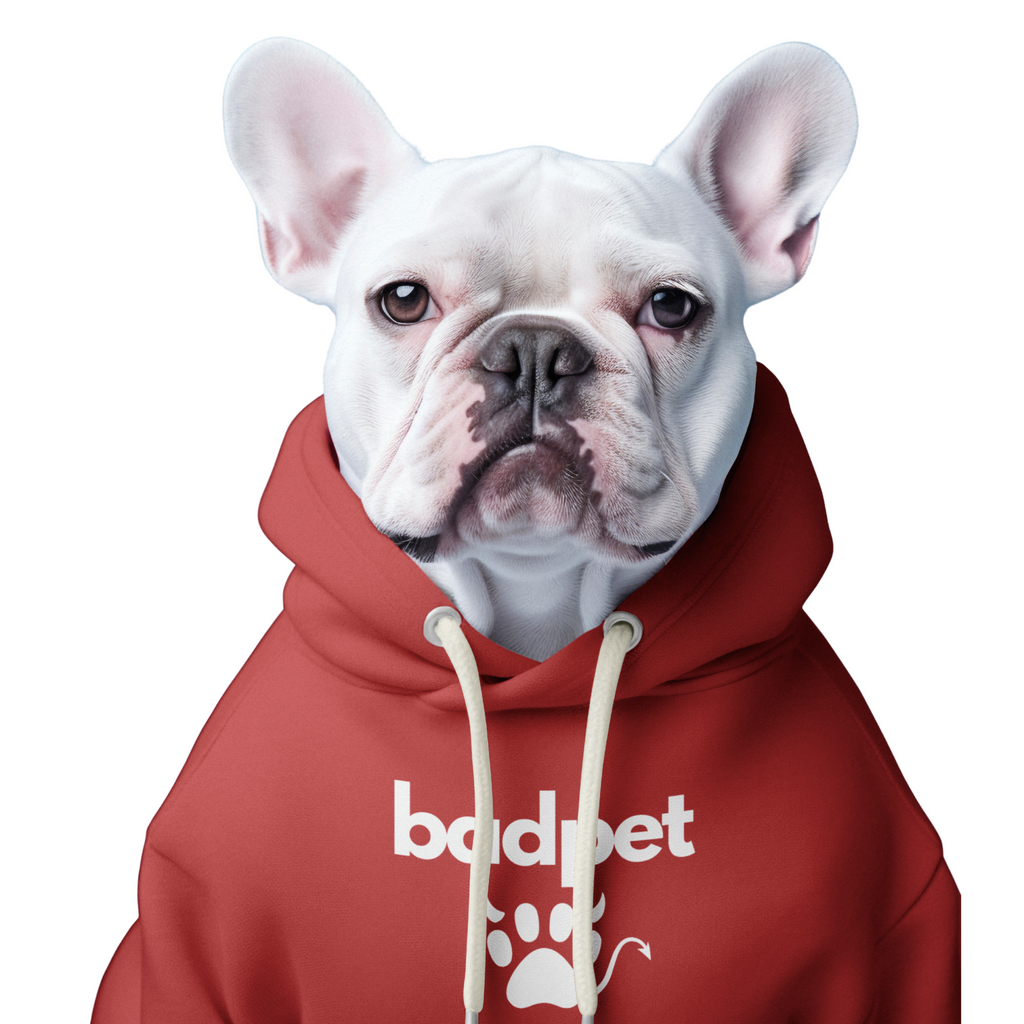 Polera para perro color rojo