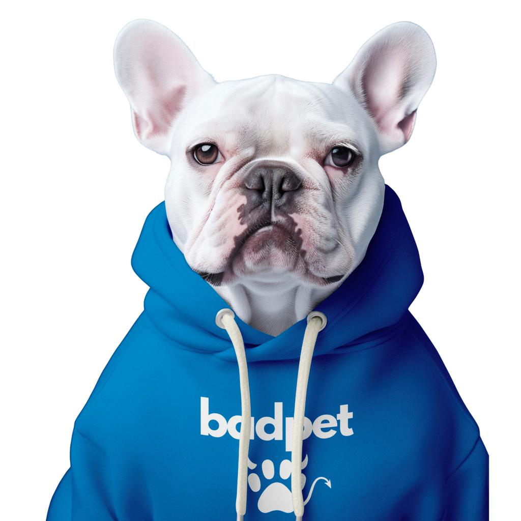 Polera para perro color azul