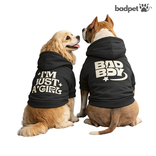 Polera para perro color negro