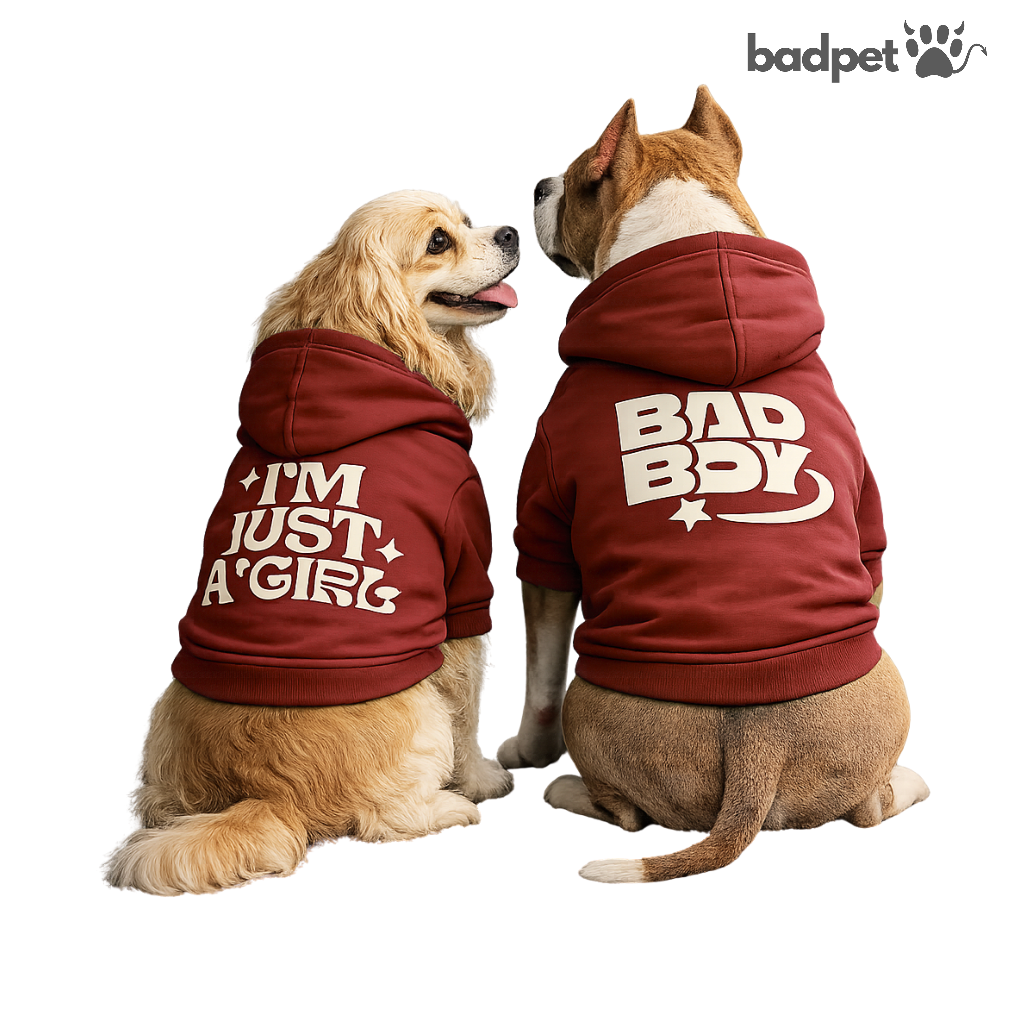 Polera para perro color rojo