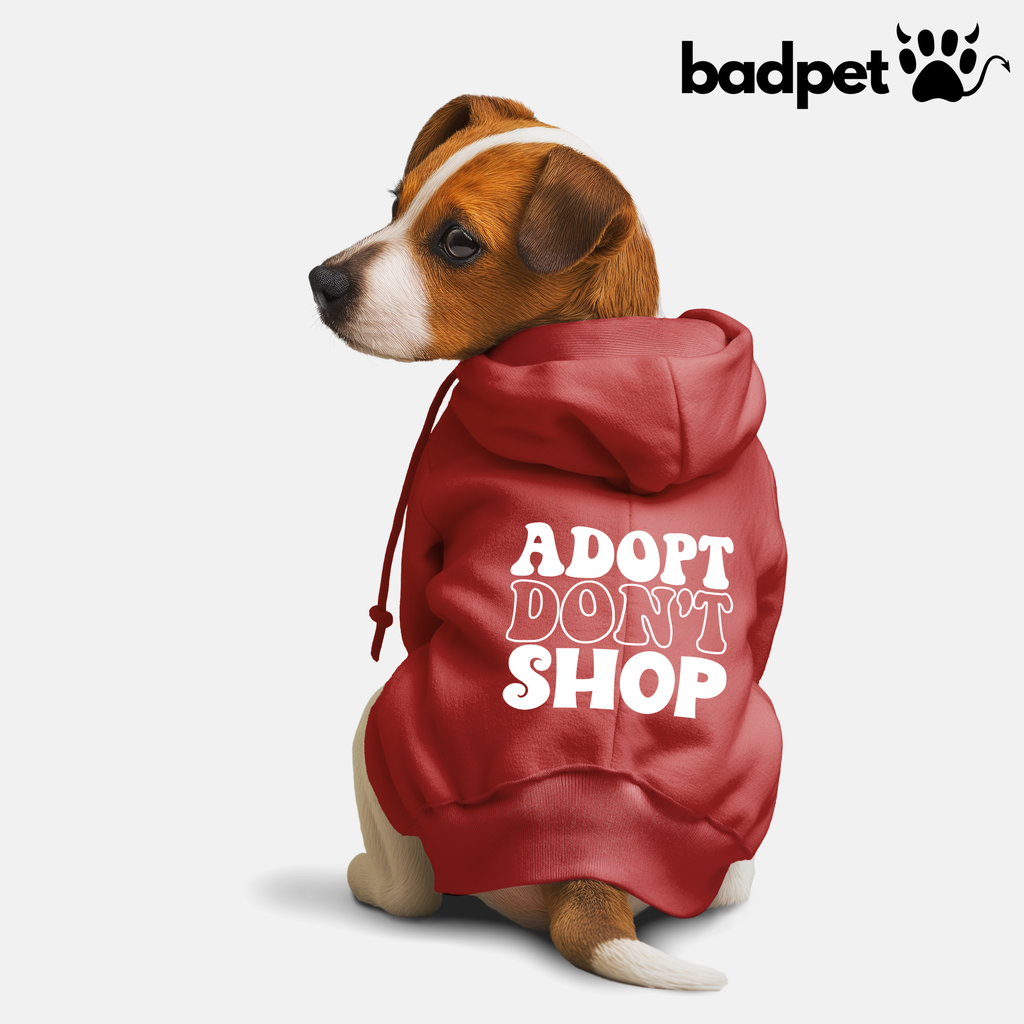 Polera para perro color rojo