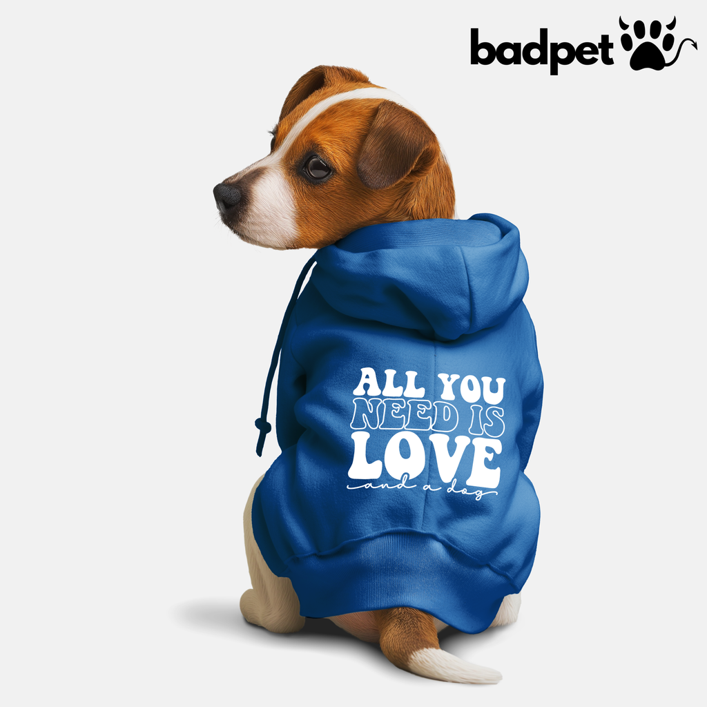 Polera para perro color azul