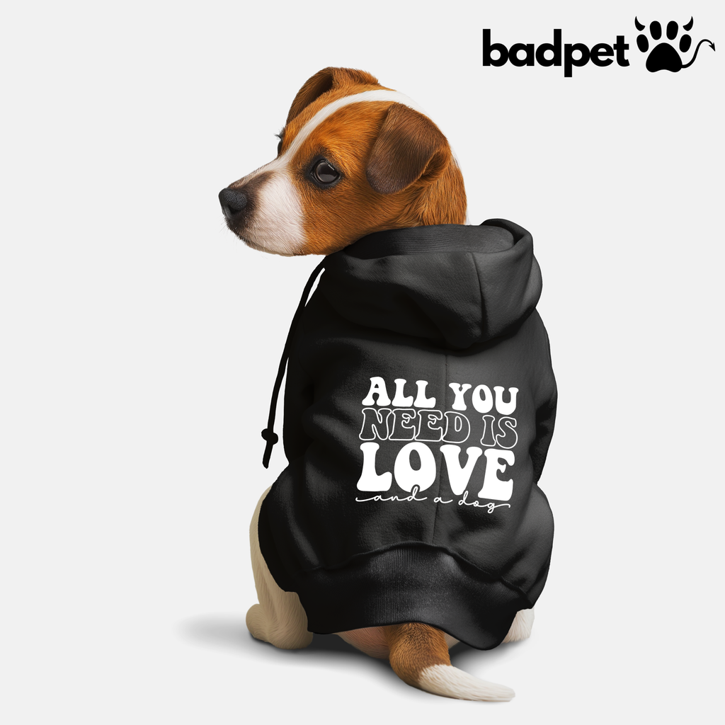 Polera para perro color negro