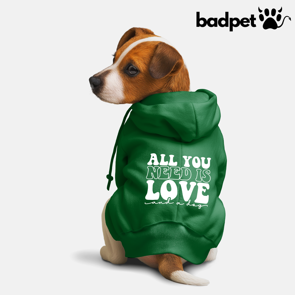 Polera para perro color verde