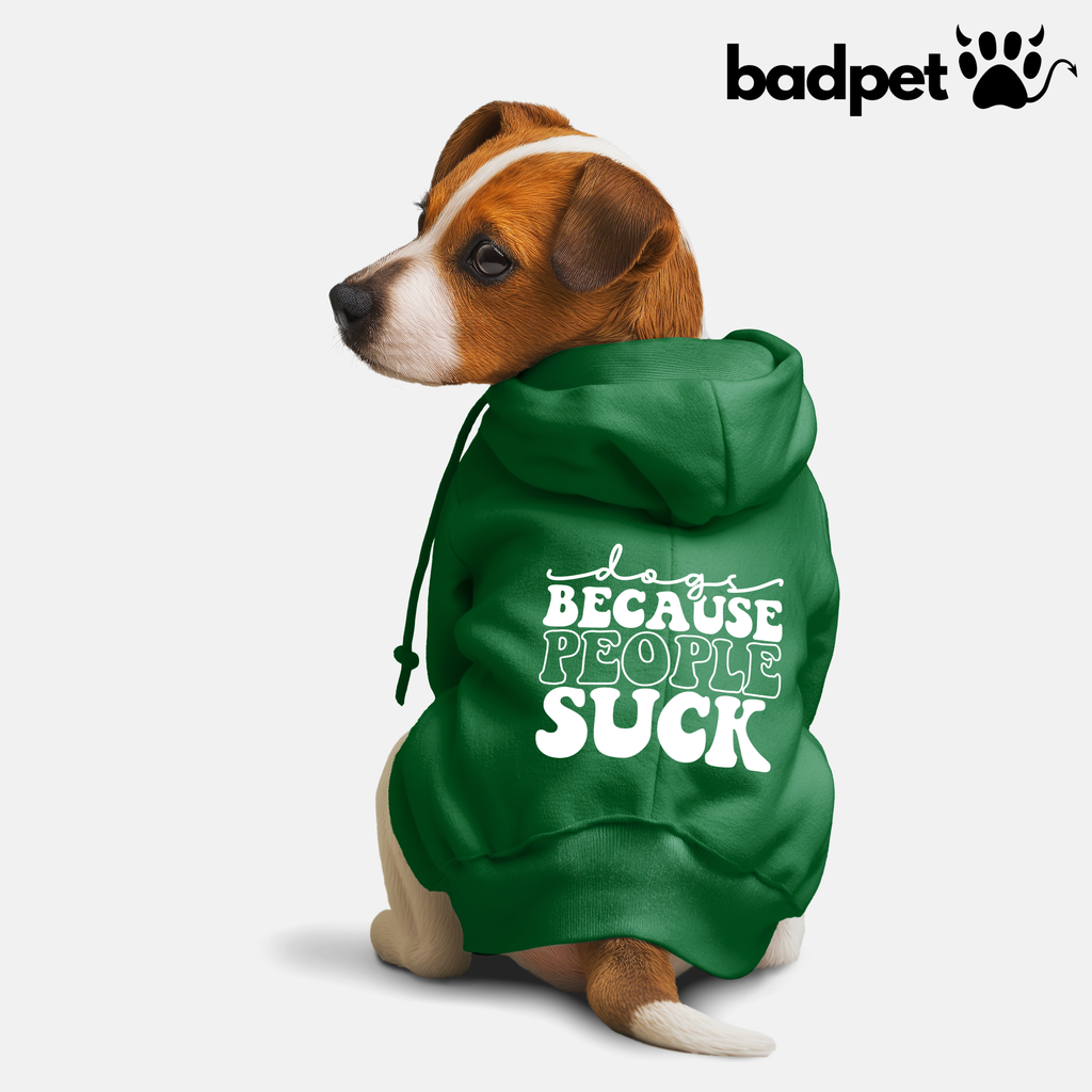 Polera para perro color verde